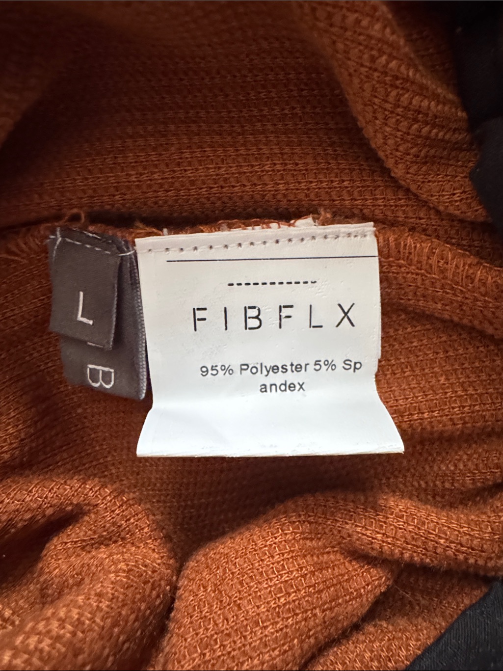 Wide-Leg Corduroy Pants In Burnt Orange — image 5 of 7